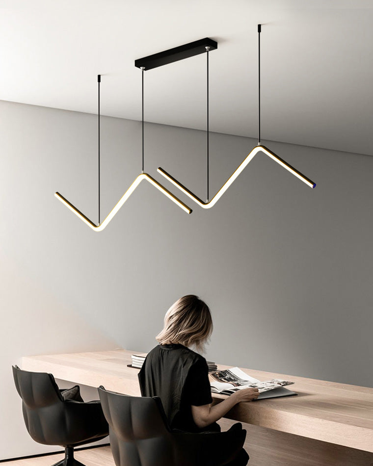 WOMO ZigZag LED Suspension de cuisine-WM2154