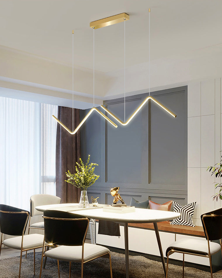 WOMO ZigZag LED Suspension de cuisine-WM2154