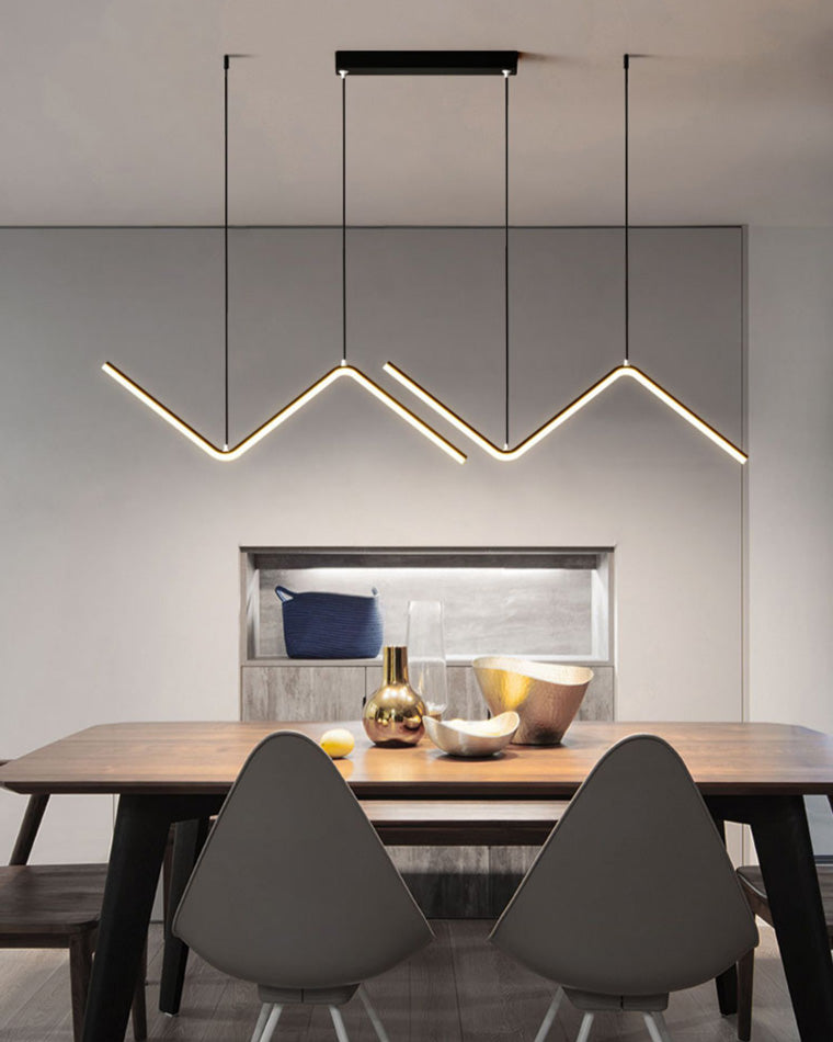 WOMO ZigZag LED Suspension de cuisine-WM2154