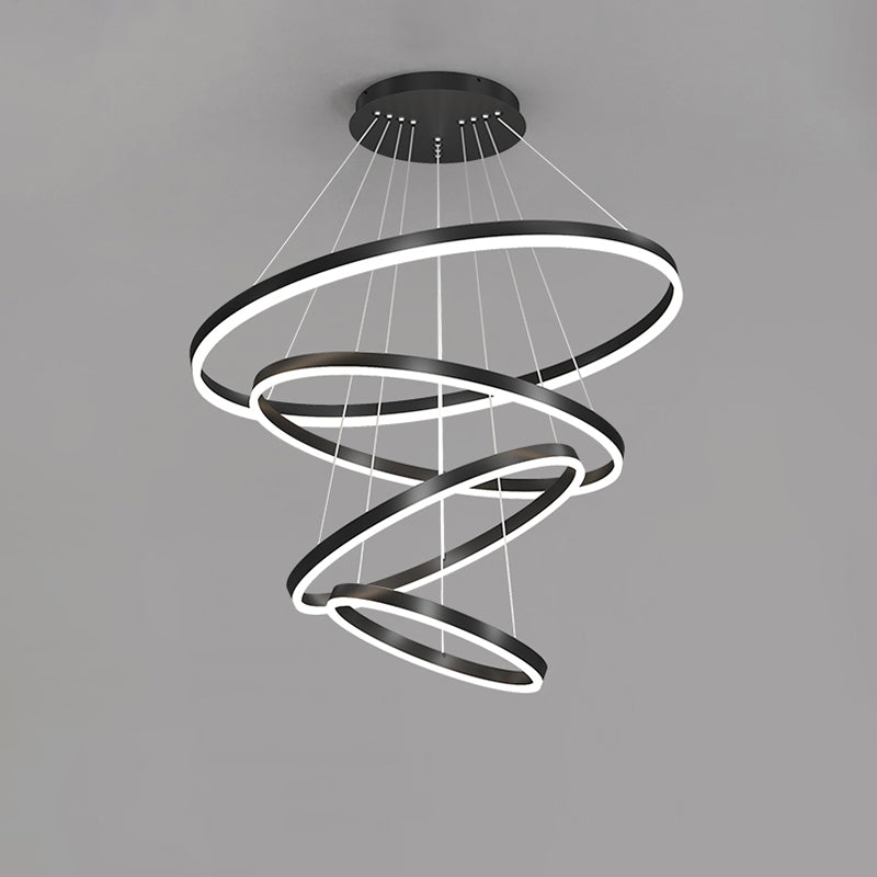 WOMO Lustre Multiple Cercle Led Luxe-WM2159