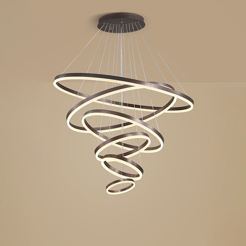 WOMO Lustre Multiple Cercle Led Luxe-WM2159