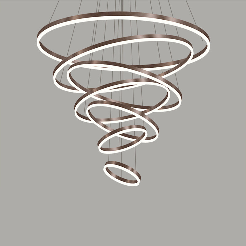WOMO Lustre Multiple Cercle Led Luxe-WM2159