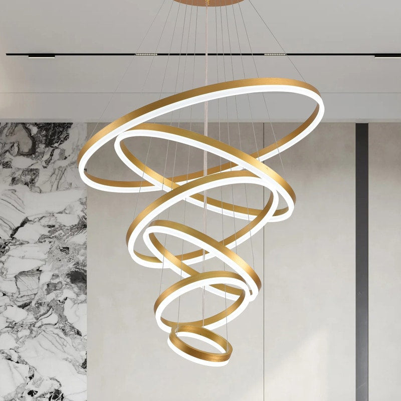 WOMO Lustre Multiple Cercle Led Luxe-WM2159