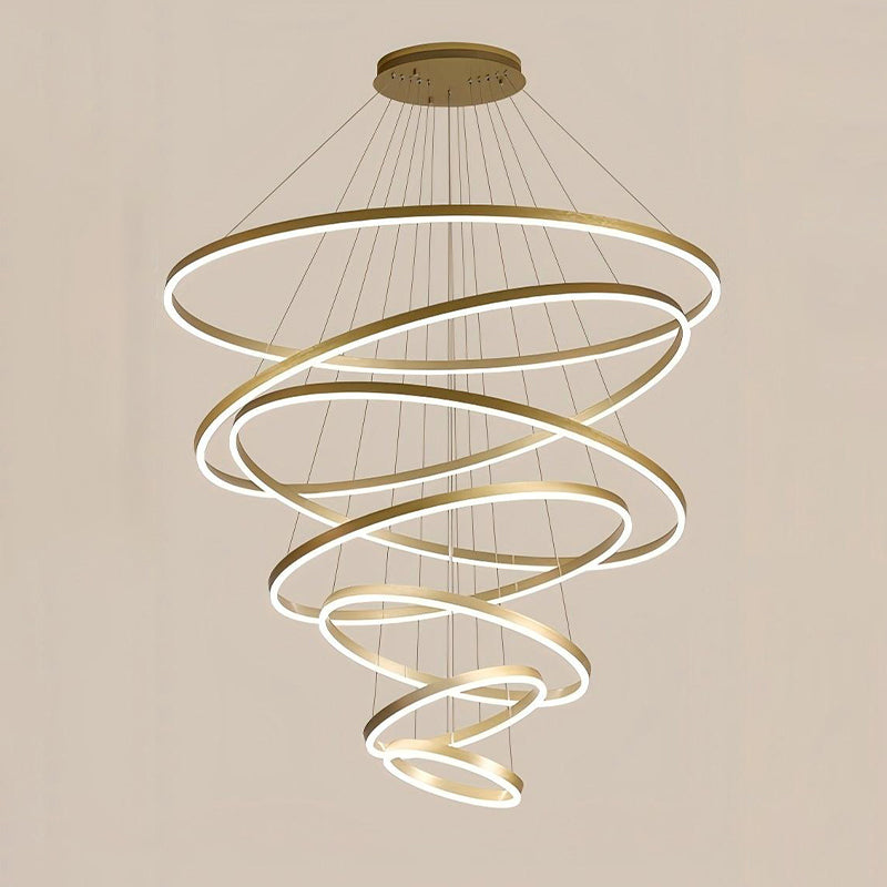 WOMO Lustre Multiple Cercle Led Luxe-WM2159