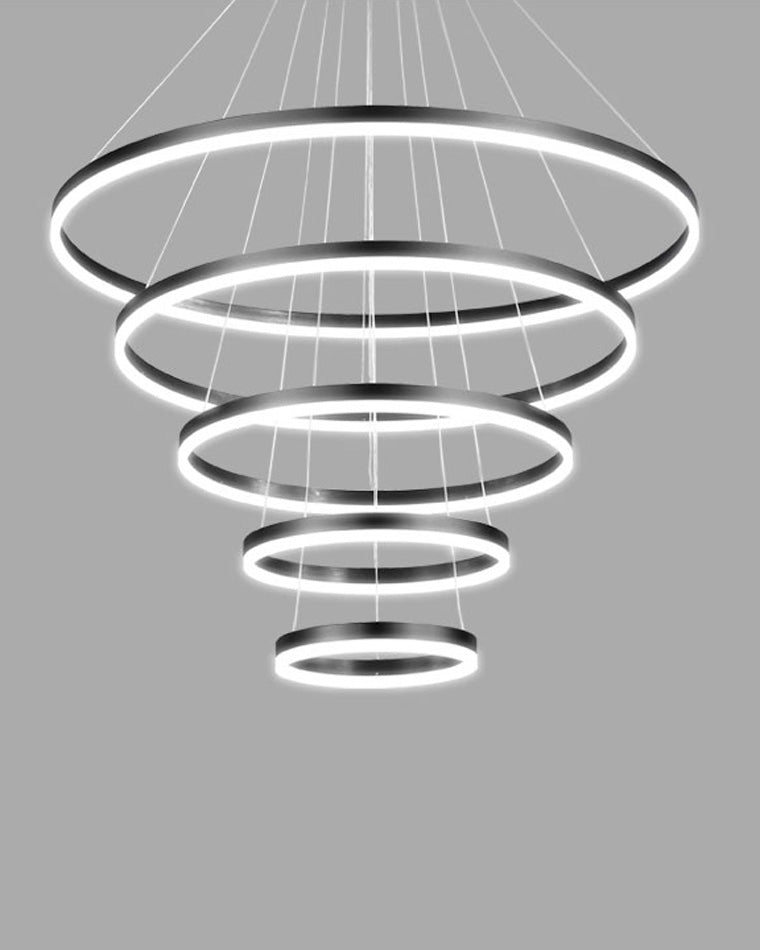 WOMO Lustre Multiple Cercle Led Luxe-WM2159
