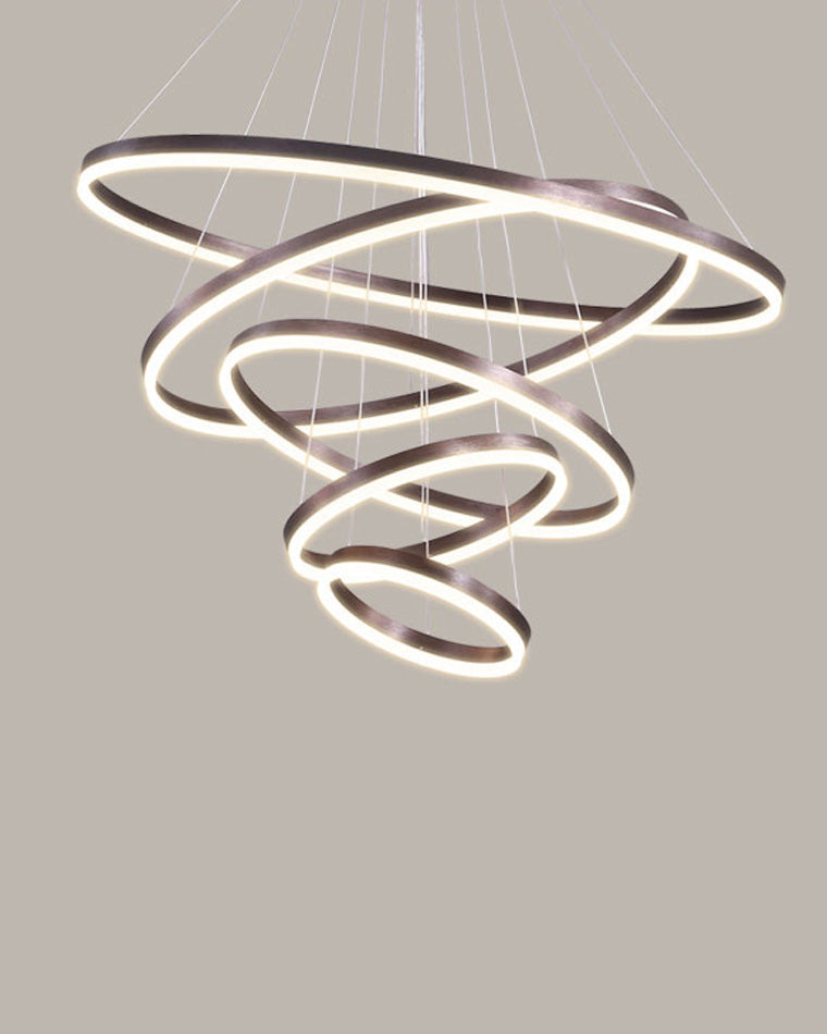 WOMO Lustre Multiple Cercle Led Luxe-WM2159