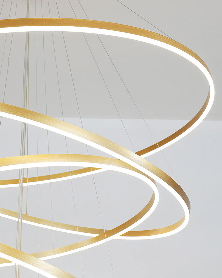 WOMO Lustre Multiple Cercle Led Luxe-WM2159
