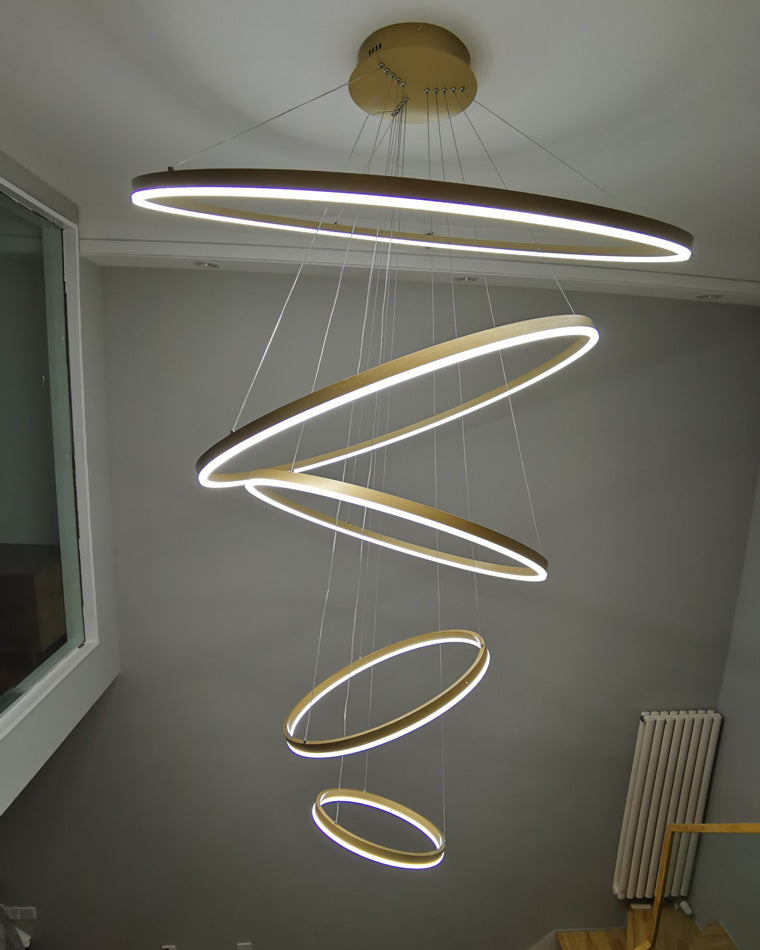 WOMO Lustre Multiple Cercle Led Luxe-WM2159