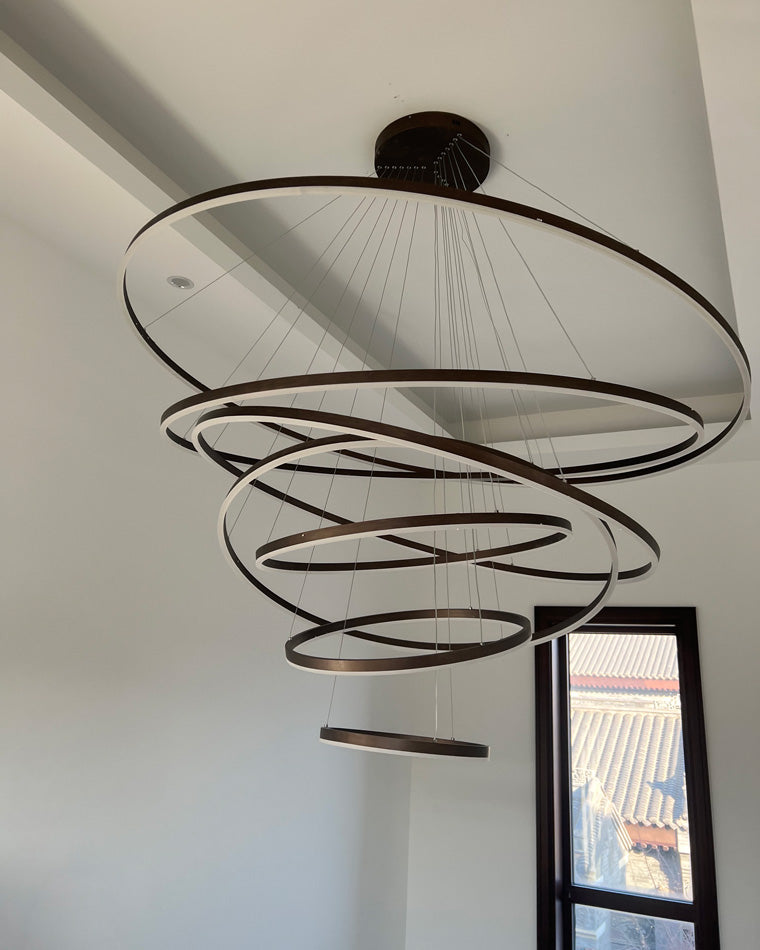 WOMO Lustre Multiple Cercle Led Luxe-WM2159