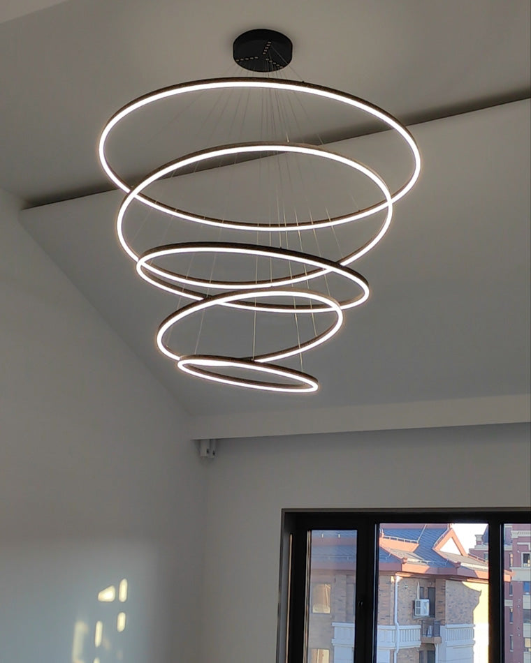 WOMO Lustre Multiple Cercle Led Luxe-WM2159