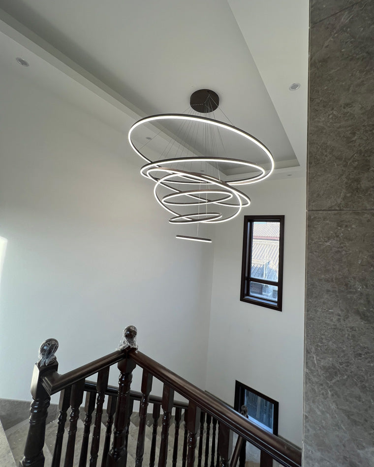 WOMO Lustre Multiple Cercle Led Luxe-WM2159