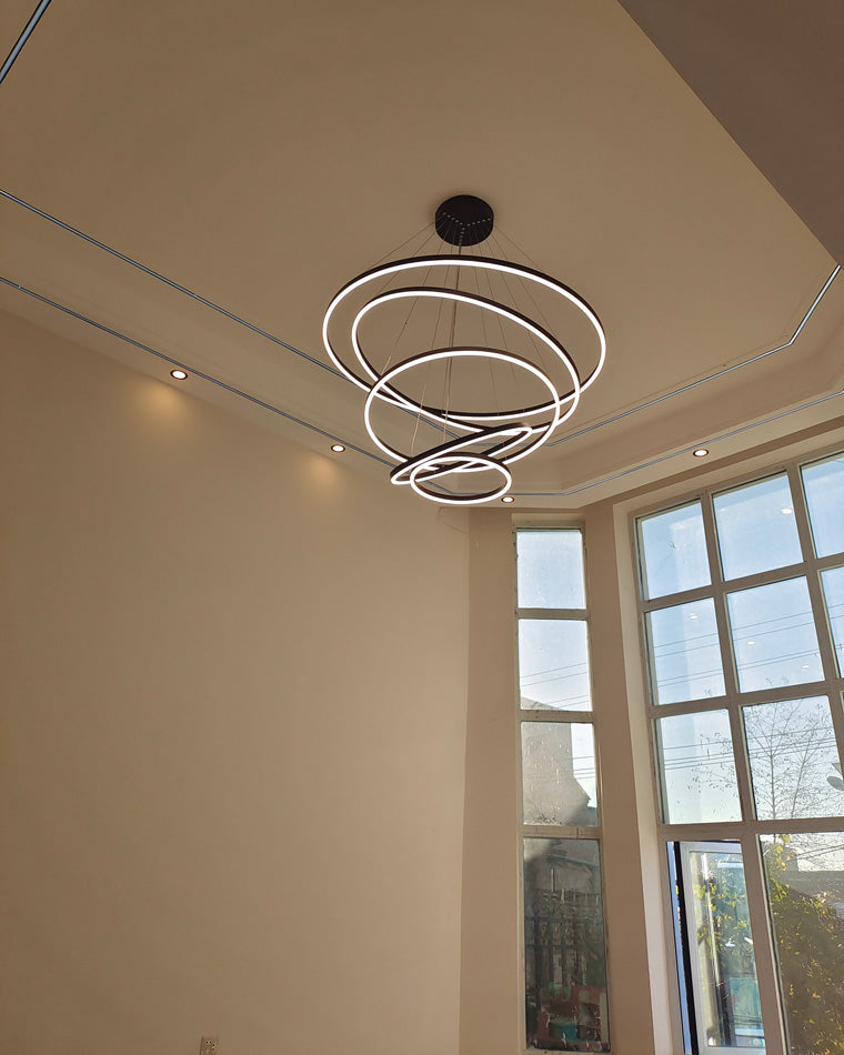 WOMO Lustre Multiple Cercle Led Luxe-WM2159