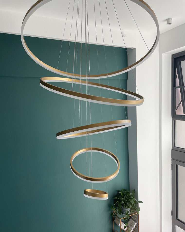 WOMO Lustre Multiple Cercle Led Luxe-WM2159