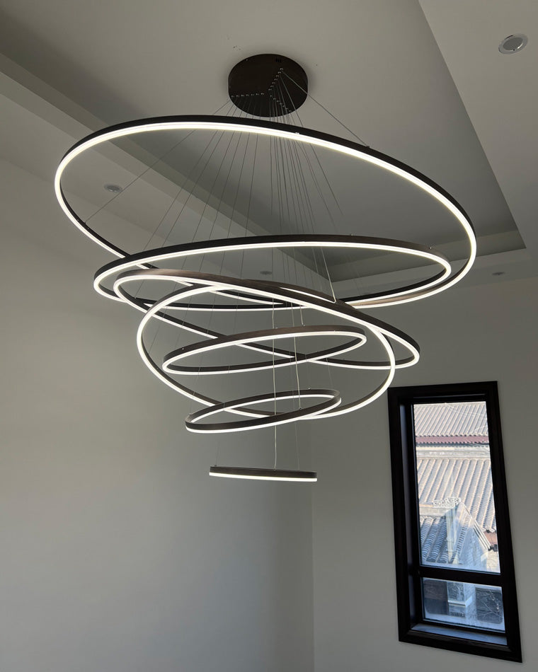 WOMO Lustre Multiple Cercle Led Luxe-WM2159