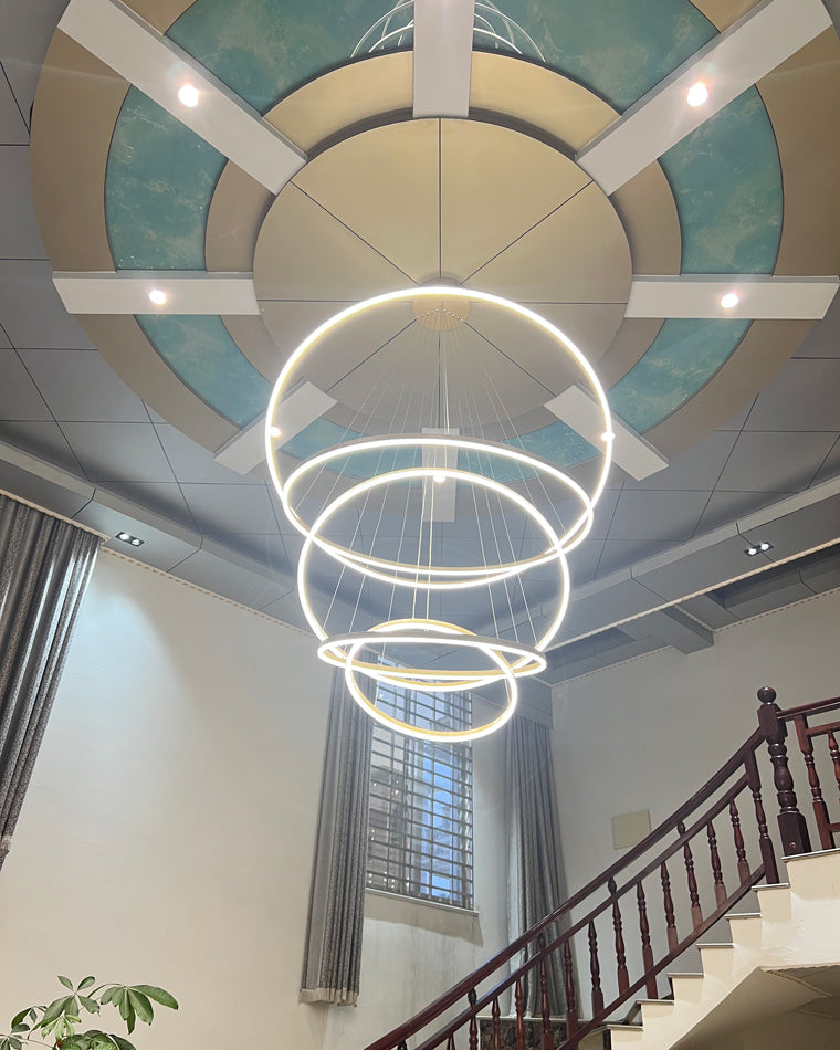 WOMO Lustre Multiple Cercle Led Luxe-WM2159