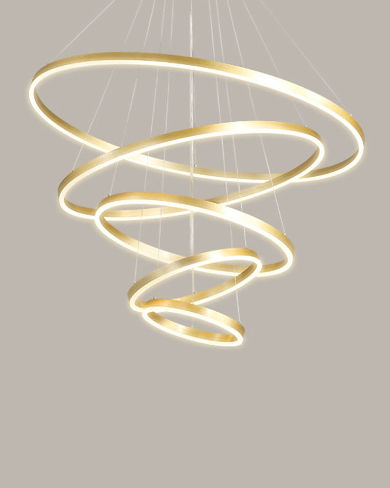WOMO Lustre Multiple Cercle Led Luxe-WM2159