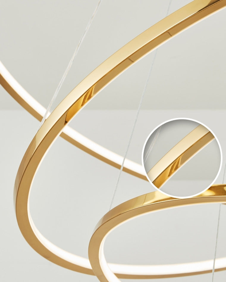 WOMO Lustre Multiple Cercle Led Luxe-WM2160