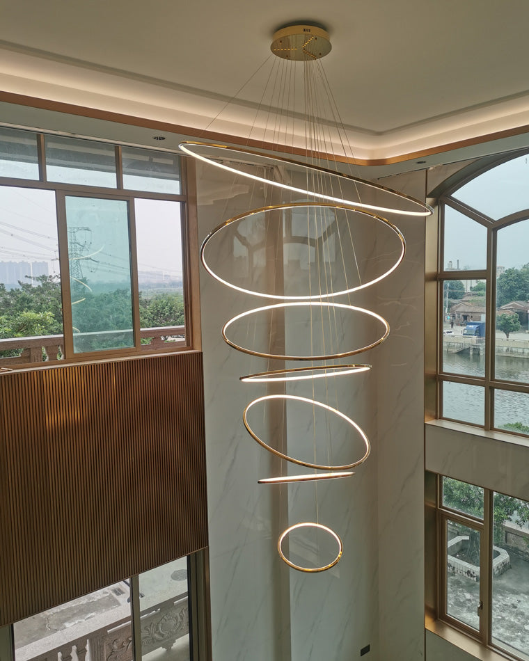 WOMO Lustre Multiple Cercle Led Luxe-WM2160
