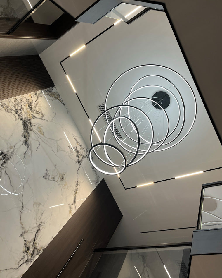 WOMO Lustre Multiple Cercle Led Luxe-WM2160