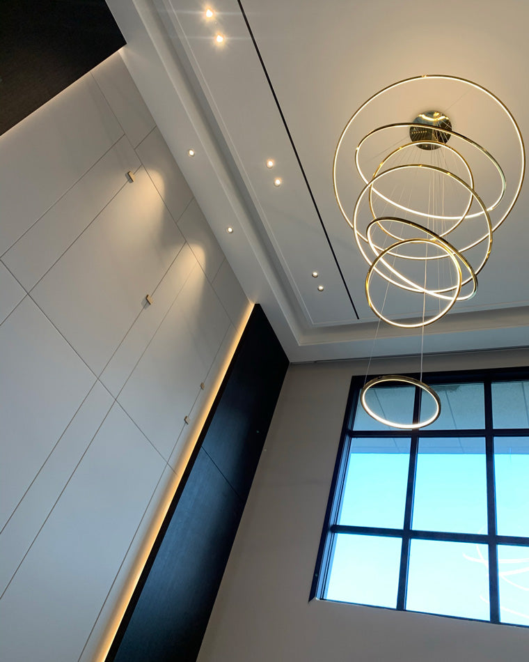 WOMO Lustre Multiple Cercle Led Luxe-WM2160