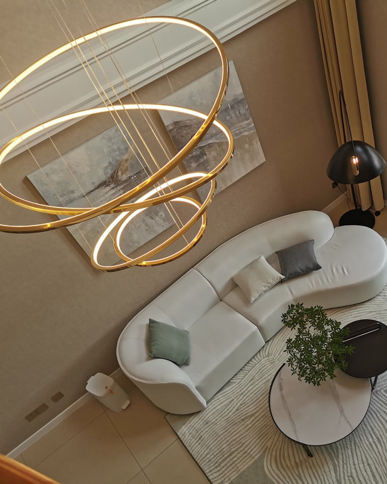 WOMO Lustre Multiple Cercle Led Luxe-WM2160