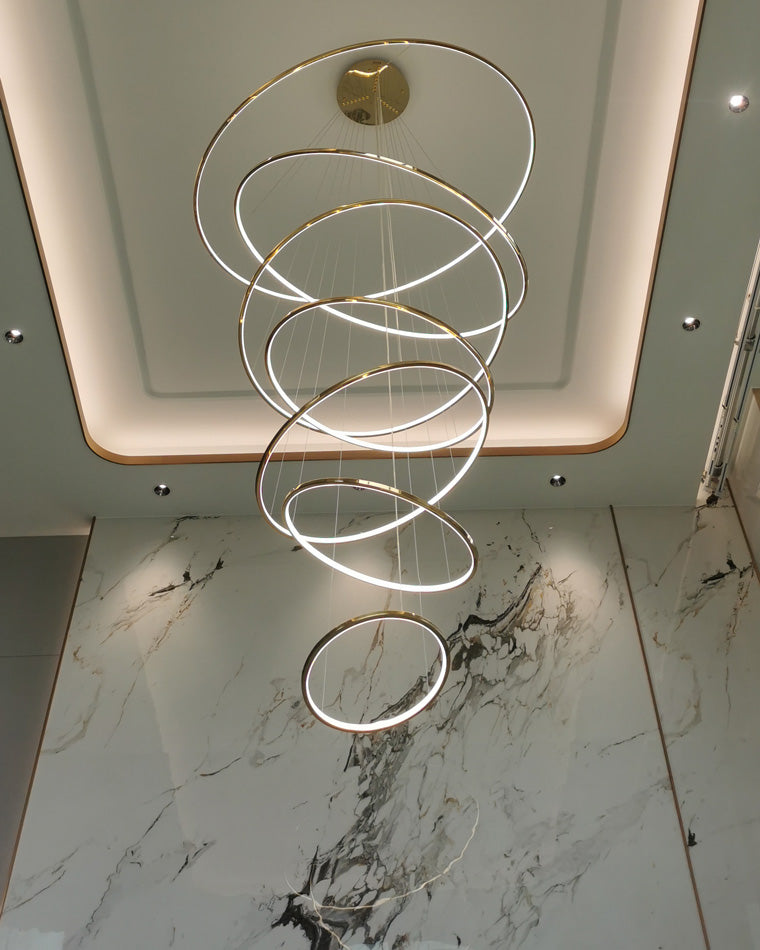 WOMO Lustre Multiple Cercle Led Luxe-WM2160