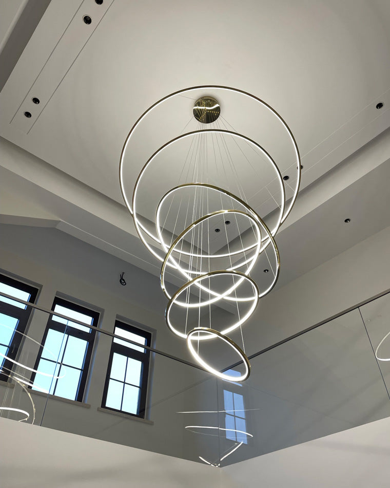 WOMO Lustre Multiple Cercle Led Luxe-WM2160
