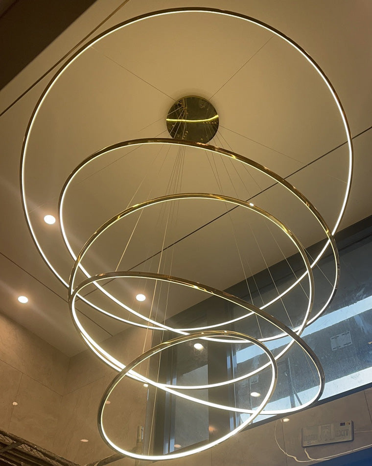 WOMO Lustre Multiple Cercle Led Luxe-WM2160