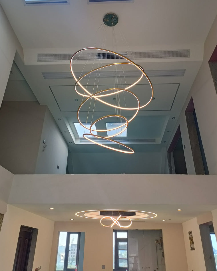 WOMO Lustre Multiple Cercle Led Luxe-WM2160