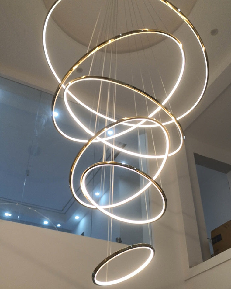 WOMO Lustre Multiple Cercle Led Luxe-WM2160