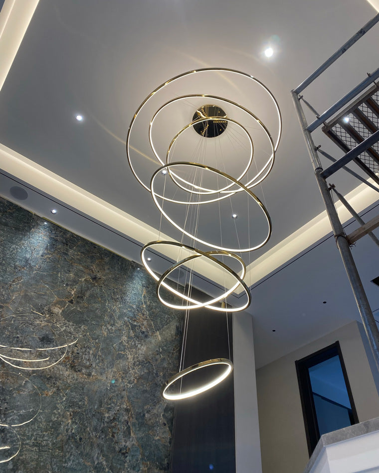 WOMO Lustre Multiple Cercle Led Luxe-WM2160