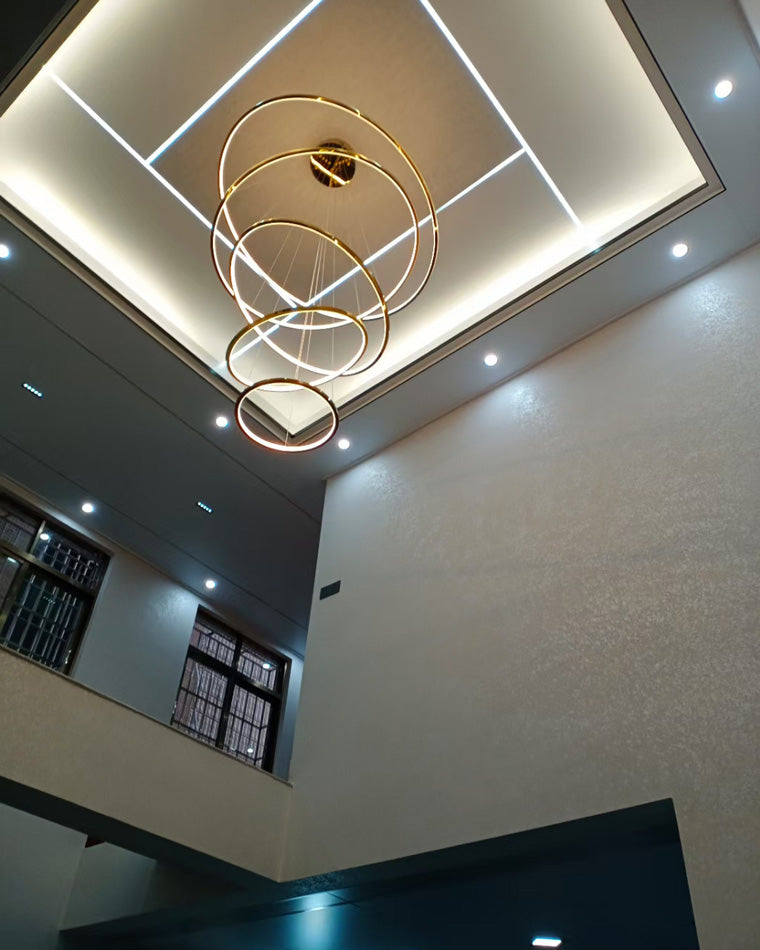 WOMO Lustre Multiple Cercle Led Luxe-WM2160