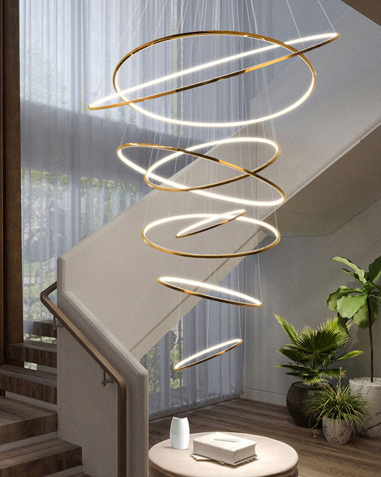 WOMO Lustre Multiple Cercle Led Luxe-WM2160