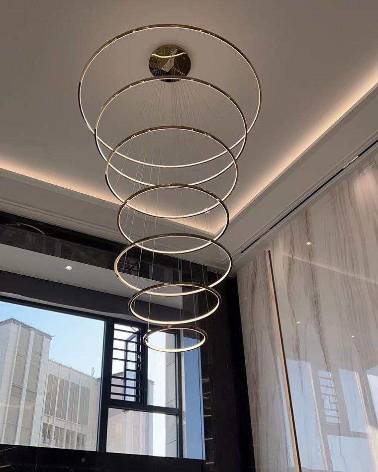 WOMO Lustre Multiple Cercle Led Luxe-WM2160