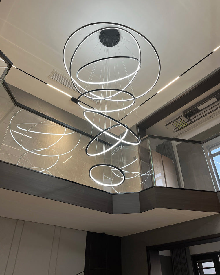 WOMO Lustre Multiple Cercle Led Luxe-WM2160