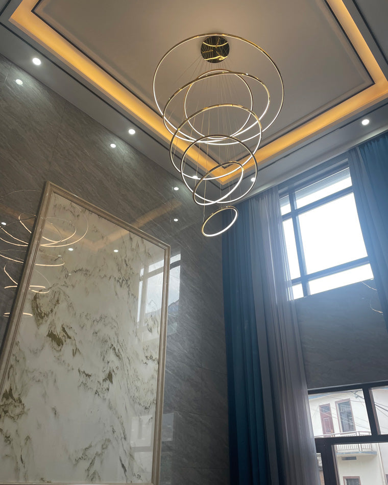 WOMO Lustre Multiple Cercle Led Luxe-WM2160
