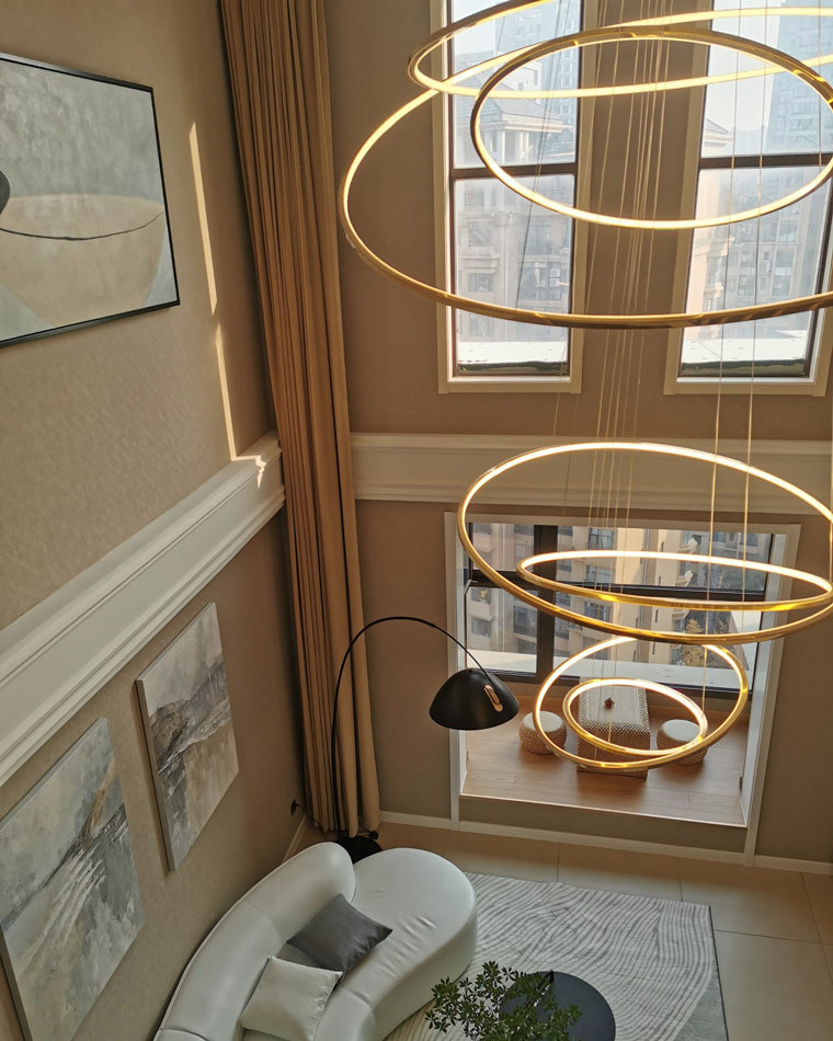 WOMO Lustre Multiple Cercle Led Luxe-WM2160