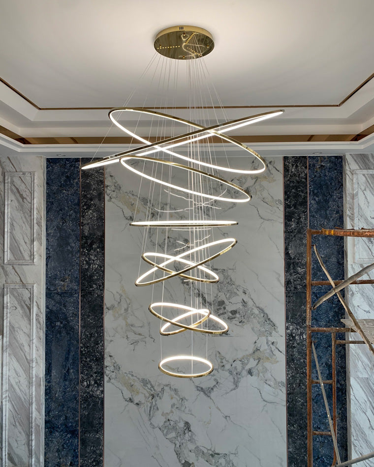 WOMO Lustre Multiple Cercle Led Luxe-WM2160