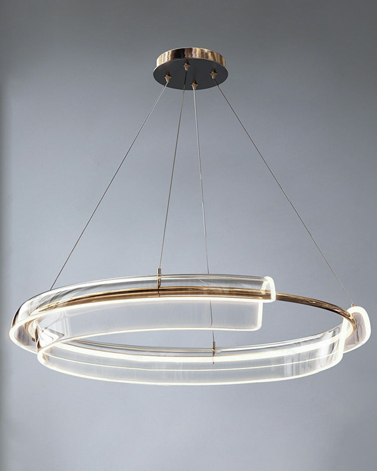 Lustre LED circulaire WOMO Gold-WM2165
