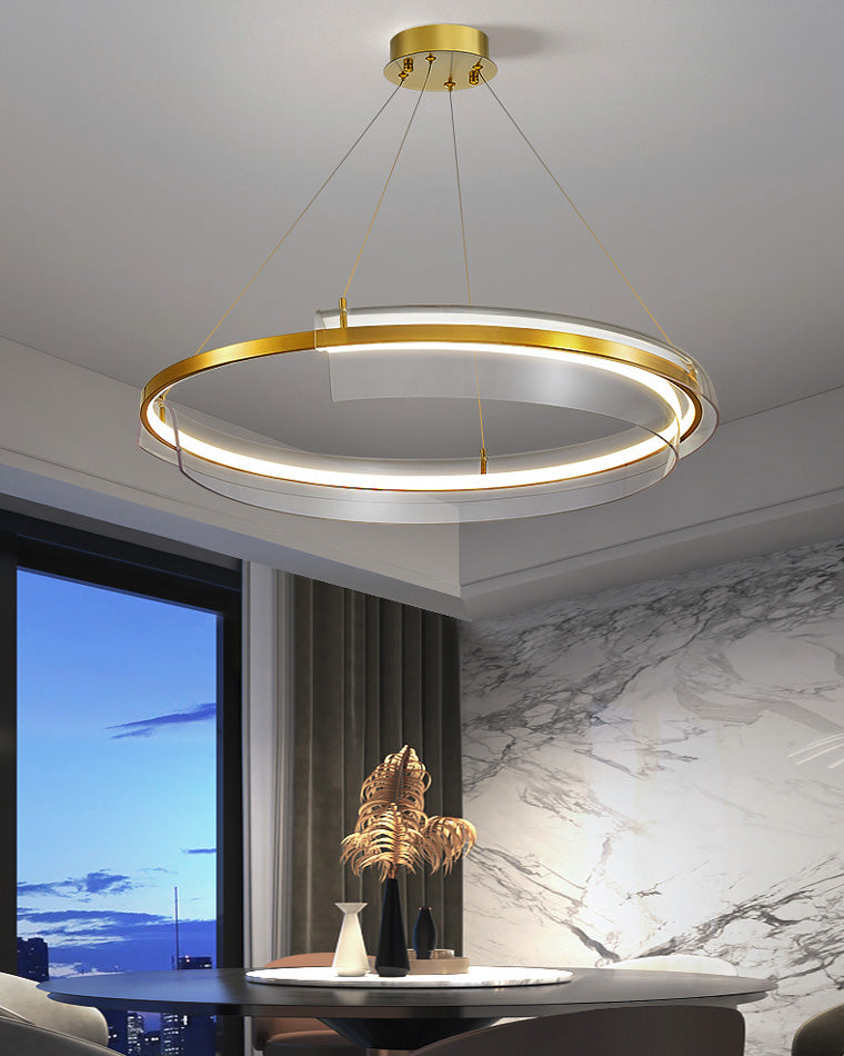 Lustre LED circulaire WOMO Gold-WM2165