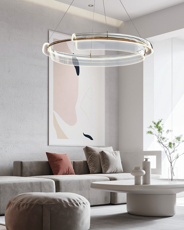 Lustre LED circulaire WOMO Gold-WM2165
