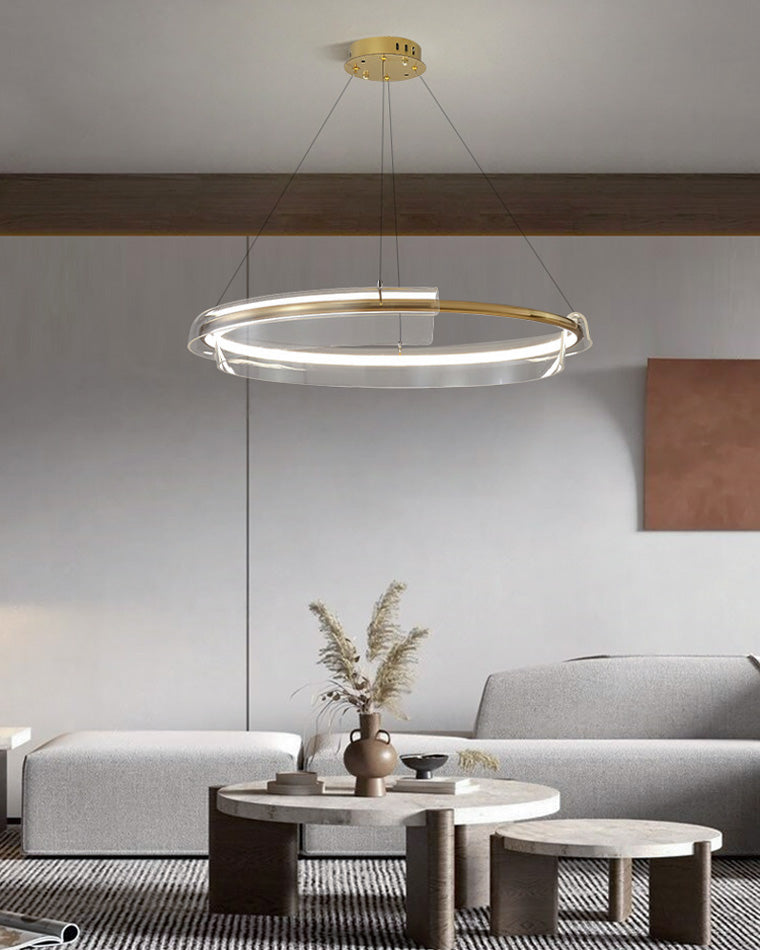 Lustre LED circulaire WOMO Gold-WM2165
