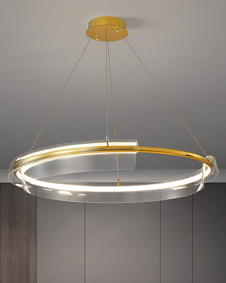 Lustre LED circulaire WOMO Gold-WM2165