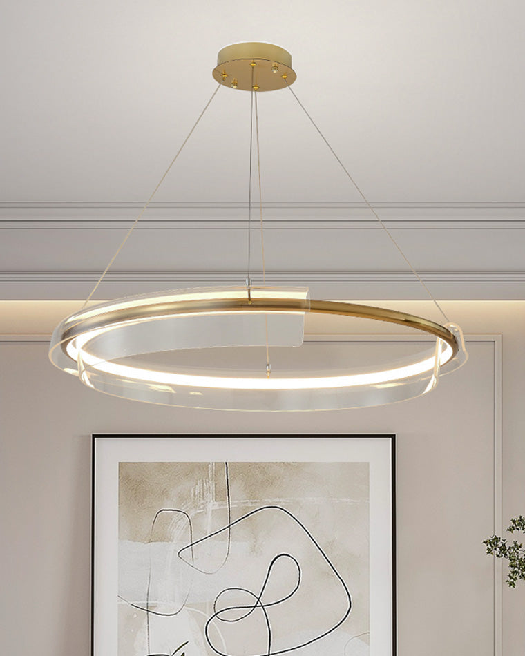 Lustre LED circulaire WOMO Gold-WM2165