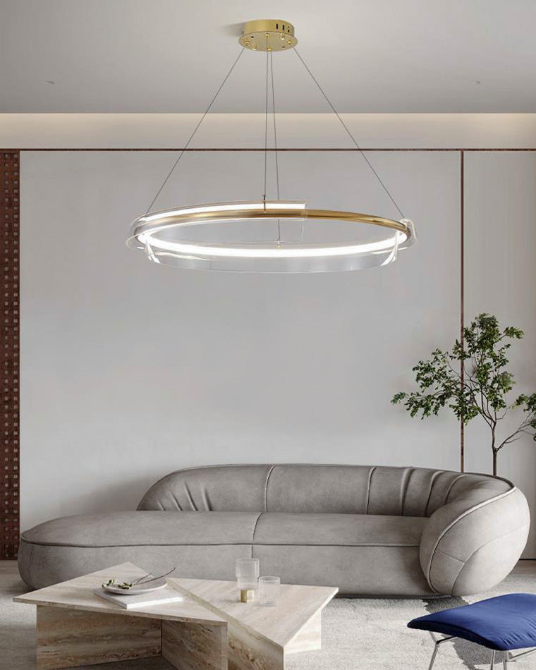 Lustre LED circulaire WOMO Gold-WM2165