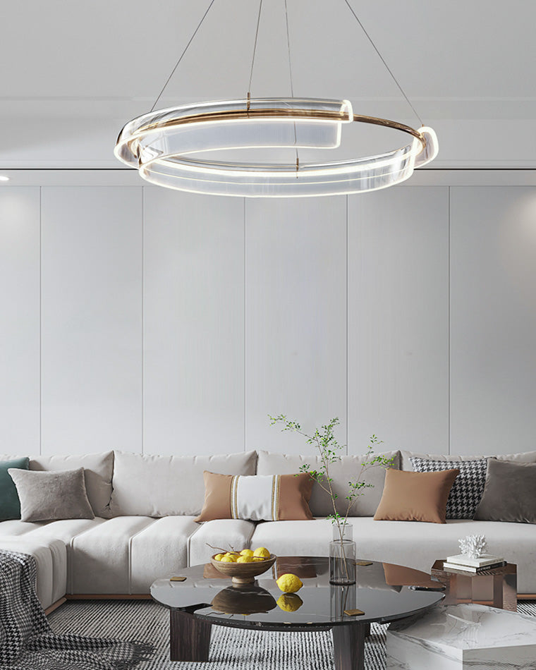 Lustre LED circulaire WOMO Gold-WM2165