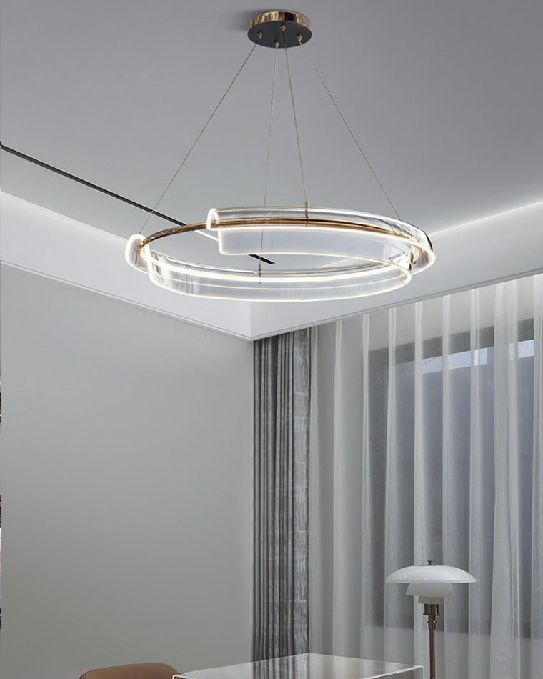 Lustre LED circulaire WOMO Gold-WM2165