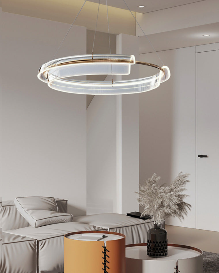 Lustre LED circulaire WOMO Gold-WM2165
