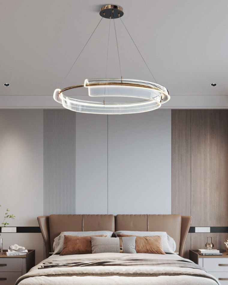 Lustre LED circulaire WOMO Gold-WM2165