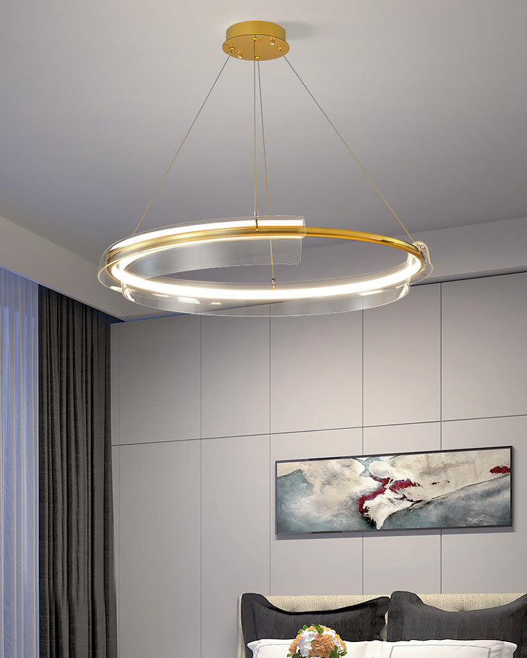 Lustre LED circulaire WOMO Gold-WM2165